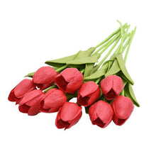 Load image into Gallery viewer, Tulip Artificial Flower Real Touch Artificial Bouquet Fake Flower