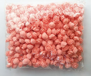 Artificial Rose Flowers Foam Rose Flower Head Handmade