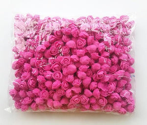 Artificial Rose Flowers Foam Rose Flower Head Handmade