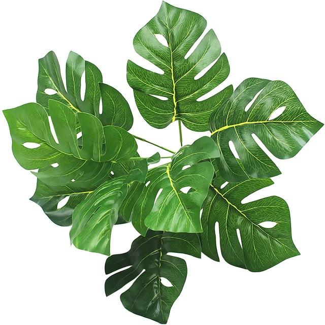 Artificial Plants Green Turtle Leaves Garden Home decor