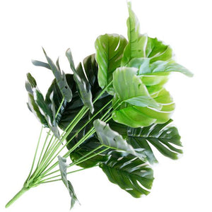 Artificial Plants Green Turtle Leaves Garden Home decor