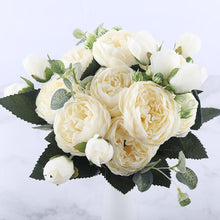 Load image into Gallery viewer, Rose Pink Silk Peony Artificial Flowers