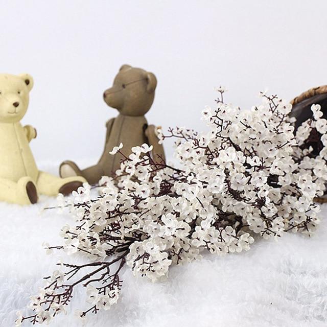 Cherry Blossoms Artificial Flowers Baby's Breath Gypsophila Fake Flower