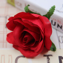Load image into Gallery viewer, artificial flower rose head high simulation rose wedding decoration home
