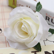 Load image into Gallery viewer, artificial flower rose head high simulation rose wedding decoration home