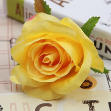Load image into Gallery viewer, artificial flower rose head high simulation rose wedding decoration home